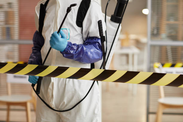 Professional Blood Cleanup technician working in Saint Ann, MO